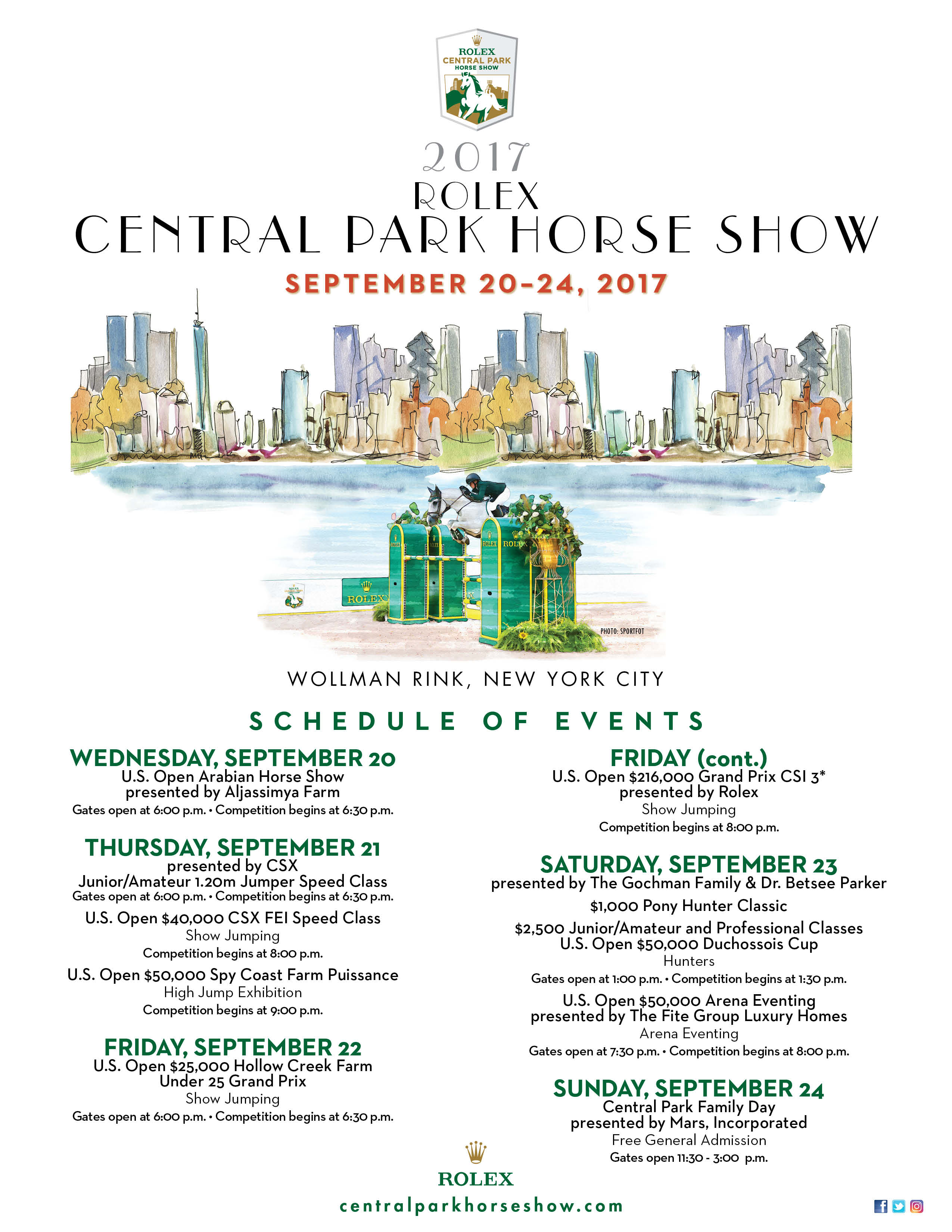 The Fourth Annual Rolex Central Park Horse Show 2017